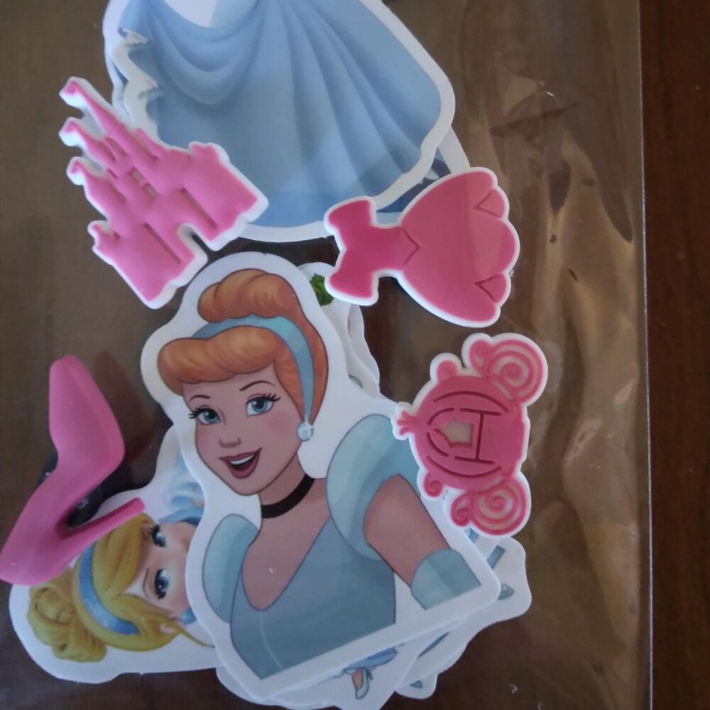 Cinderella themed Jibbits and stickers